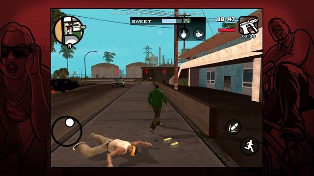 GTA San Andreas - iPad Walkthrough - Mission #8 - Sweet's Girl (HD) смотреть онлайн