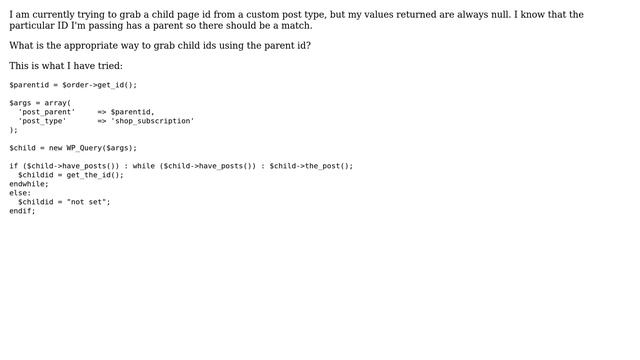Wordpress: Get Child Page IDs by Parent ID смотреть онлайн