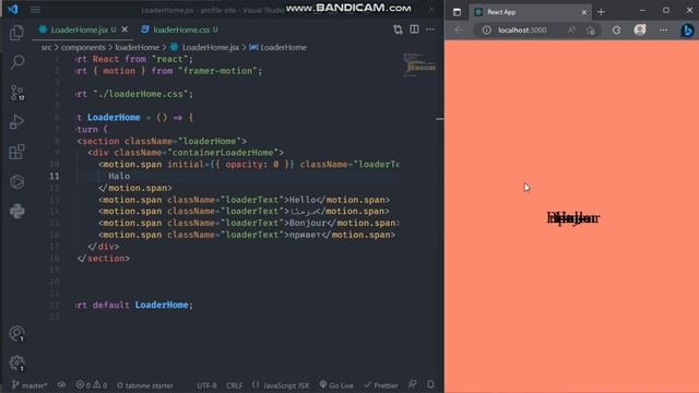 {1} Cara Membuat Personal Website Menggunakan React JS (Loading Animation) смотреть онлайн
