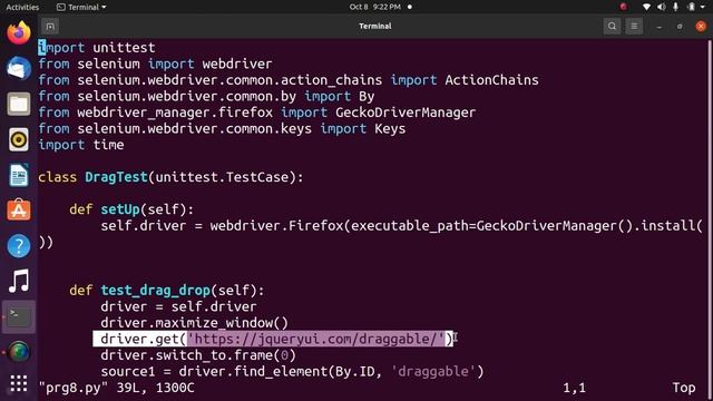 Python Selenium drag and drop смотреть онлайн