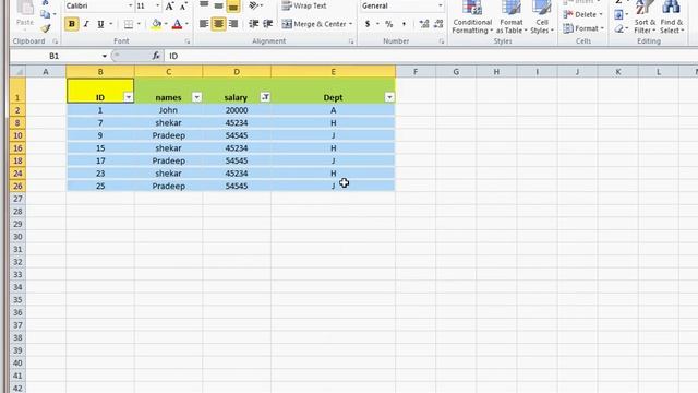 Copy paste only filtered values in Excel - Excel tip смотреть онлайн