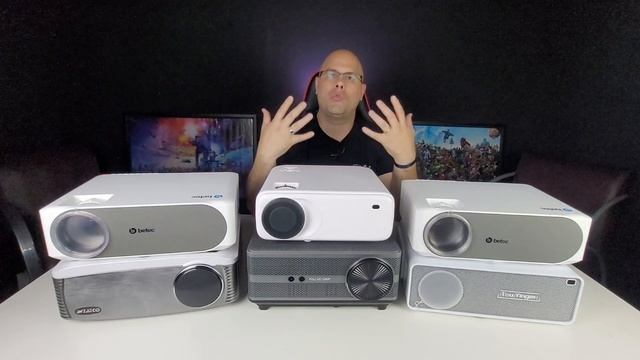 QUAL PROJETOR FULLHD TEM MELHOR QUALIDADE? MEGA COMPARAÇÃO TD98 X BT960 X C6A X Q10W X CR7W. Geek27