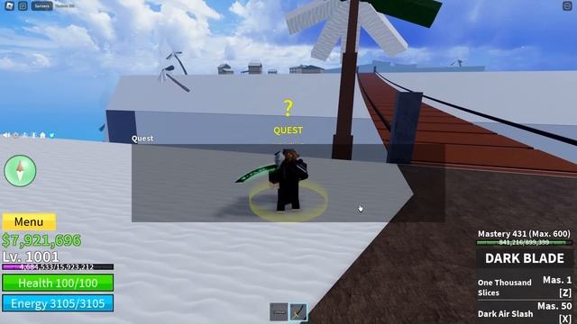 Noob With Dark Blade Reached Max Level Noob to Pro - Blox Fruits Roblox смотреть онлайн