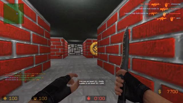 COUNTER STRIKE SOURCE - GUN GAME DOGZ SERVER GUN GAME SECOND PLACE! смотреть онлайн