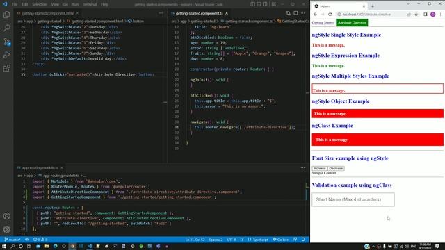 #10.12 - Navigate using navigate() function - Routing - Angular Series смотреть онлайн