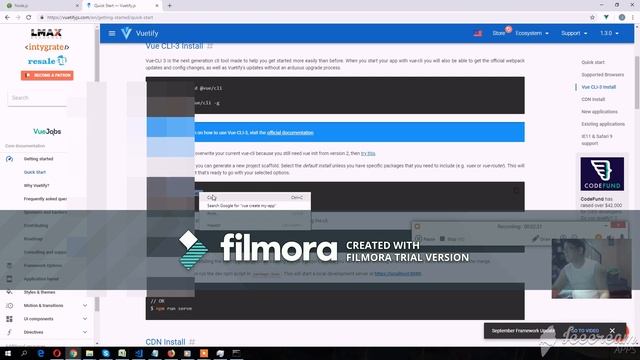 VUEJS + CLI LATEST + VUETIFY PART 2 смотреть онлайн