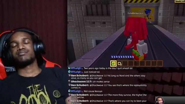 I played the Sonic the Hedgehog Minecraft DLC with viewers... it went horribly смотреть онлайн