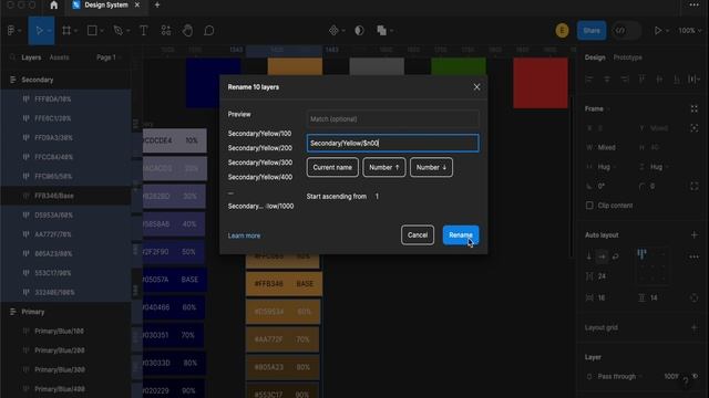 Simple method to create Color Style on Figma смотреть онлайн