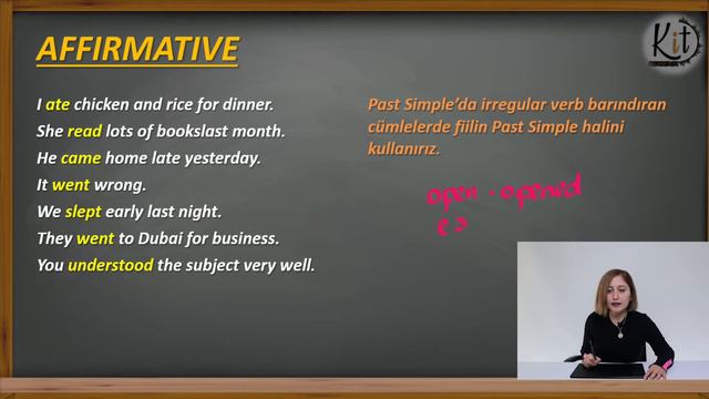İNGİLİZCE DERSİ - A1/19 PAST SIMPLE TENSE (GEÇMİŞ ZAMAN) DEVAM | REGULAR - IRREGULAR смотреть онлайн