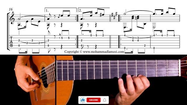 Habanera Caramba By Bartolome Calatayud | Classical Guitar Tutorial + Sheet & Tab