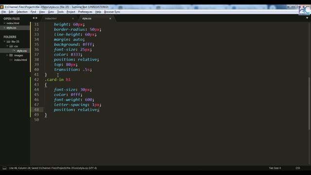 CSS Card Hover Effects With Social Media Icons | HTML & CSS смотреть онлайн