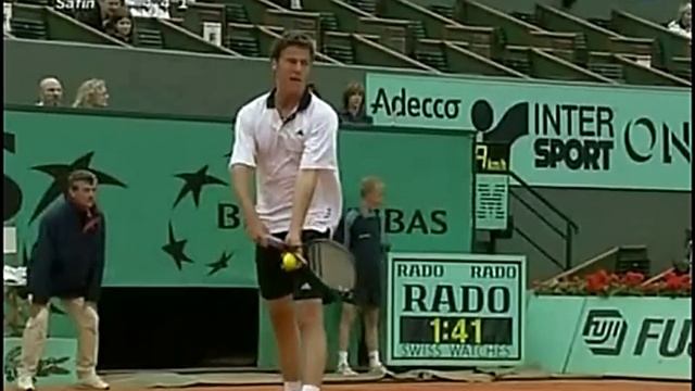Marat Safin Vs Fabrice Santoro 2001 Roland Garros R3 Highlights