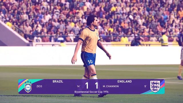 Bicentennial Cup 1976 : Brazil vs England - Day 1 смотреть онлайн