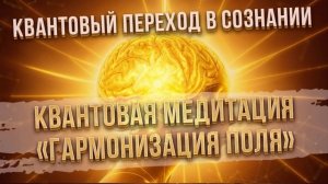 КВАНТОВАЯ МЕДИТАЦИЯ. Переход в счастливую реальность. Исполнение желаний. Гармонизация энергий.