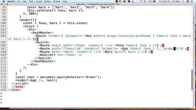 React Router Parameterized Routes смотреть онлайн