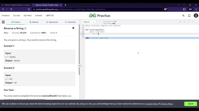 Reverse a String in Python смотреть онлайн