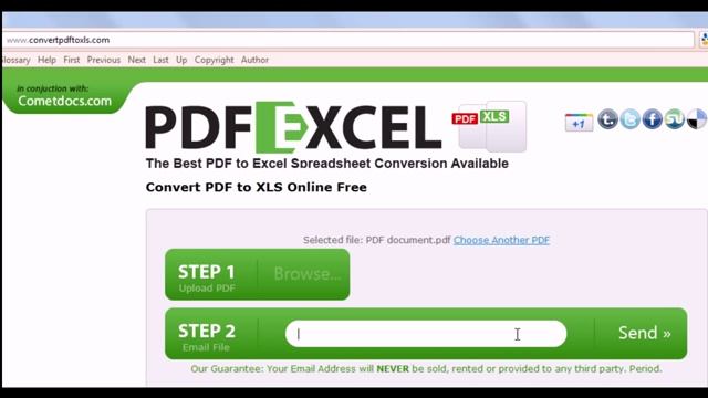 How to Convert PDF format to .xls format FREE смотреть онлайн