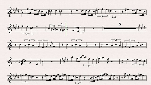 Michael Bublé Dream A Little Dream Of Me Eb Alto Sax Backing Track and Sheet Music смотреть онлайн