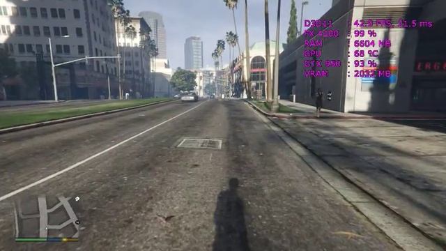 GTA 5 - GTX 950 - Gameplay - Benchmark смотреть онлайн