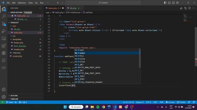 [WEB 2] Base de Datos + PHP: Introducción a PDO - TODOList (2da Iteración) смотреть онлайн