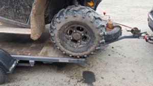 Как я перевожу багги, квадроцикл, на прицепе, способ крепления