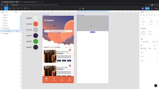Remaking Eventbrite (Event Management) Mobile App UI with Figma смотреть онлайн