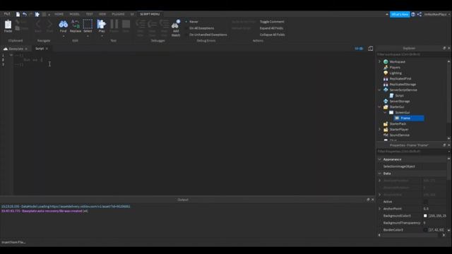 Roblox LUA tutorial #3 | Frames and TextLabels смотреть онлайн