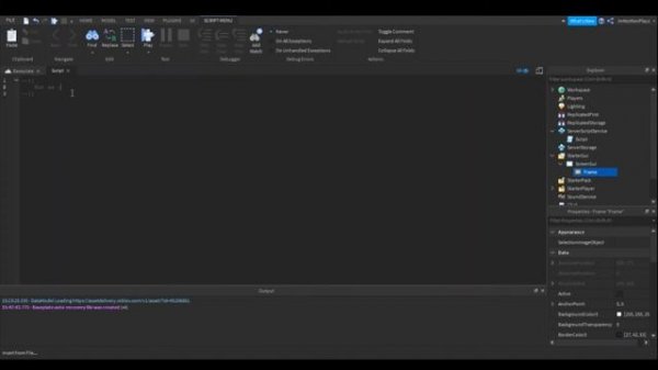 Roblox LUA tutorial #3 | Frames and TextLabels