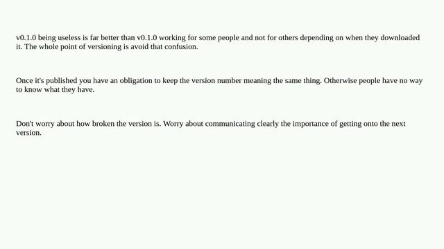 Softwareengineering: Best ways to deal with unexpected bugs in already published npm packages смотреть онлайн