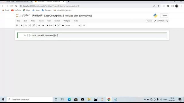 How To Take Screenshot Using Pyscreenshot With Python Programming Language|| Hindi & English смотреть онлайн