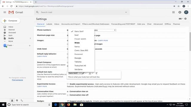 How to Change Gmail Font Size, Font Style And Color [Tutorial] смотреть онлайн
