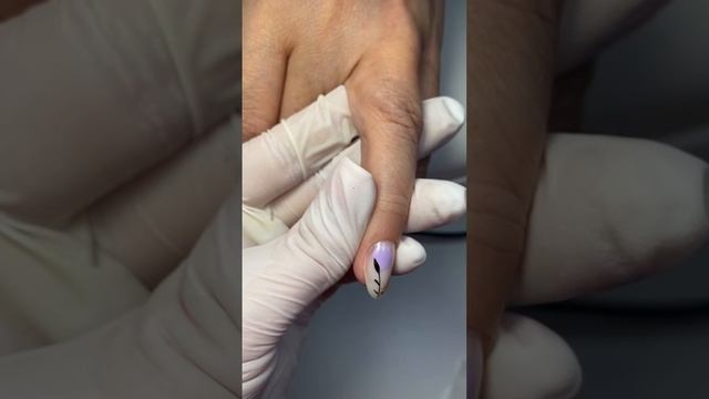 Весенний маникюр. Веточки на ногтях. Маникюр. Nail Art. #manicure #nail #nailart #маникюр #ногти