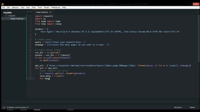 How to download free images from a unsplash api by python in 2022 смотреть онлайн