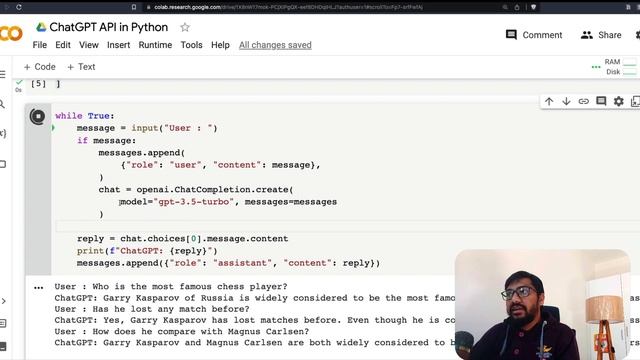 How to use ChatGPT API Python for Beginners - Full ChatBOT Tutorial смотреть онлайн