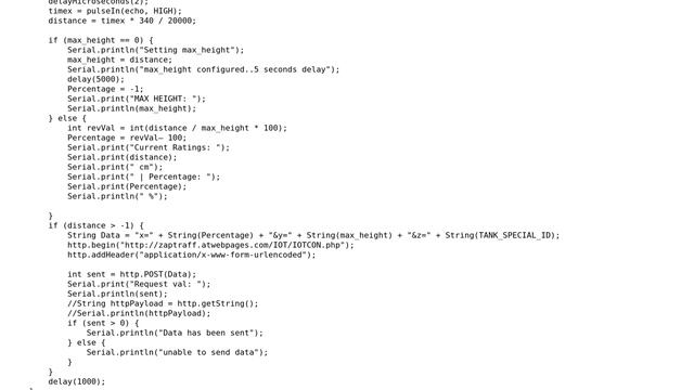 Arduino: Ultrasonic sensor not getting reading while connecting to ESP8266 смотреть онлайн