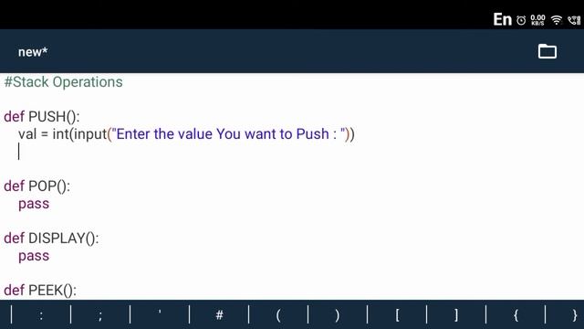 Data Structure | Stack Operations in Python | Class 12th Computer Science | Push, Pop, Display, Pee смотреть онлайн