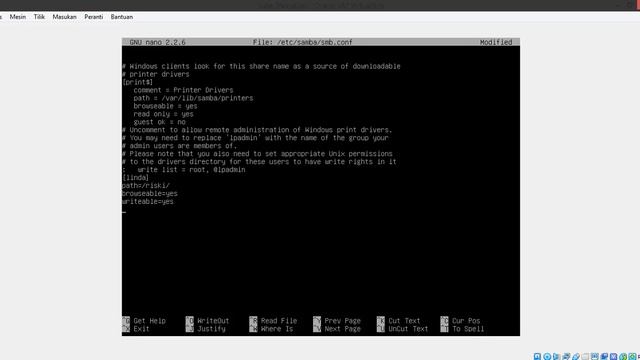 Mengkonfigurasi Samba di Debian VirtualBox смотреть онлайн