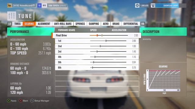 Forza Horizon 3 RWD 1998 Toyota Supra Drag Build смотреть онлайн