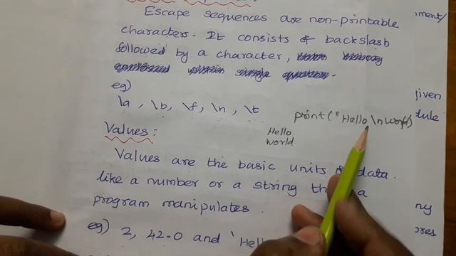 TOKENS, KEYWORDS, IDENTIFIERS, ESCAPE SEQUENCES IN PYTHON / Explained in Tamil and English смотреть онлайн