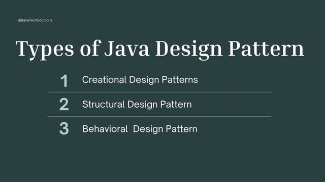 Introduction of Design Patterns | Categories of Design Pattern | JavaTechSolutions смотреть онлайн