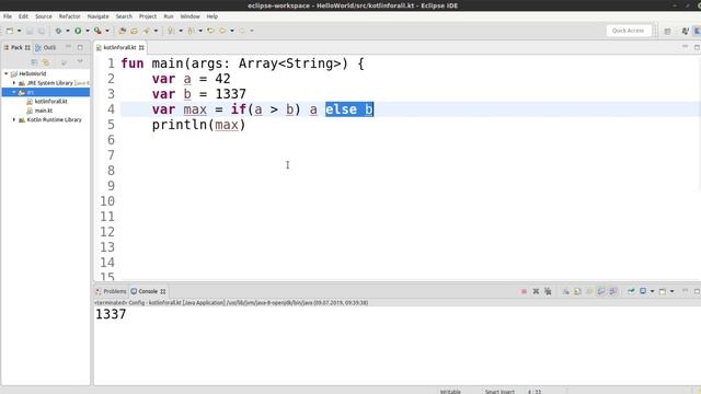 Kotlin für alle Tutorial #21 - Zuweisungen mit if Anweisungen смотреть онлайн