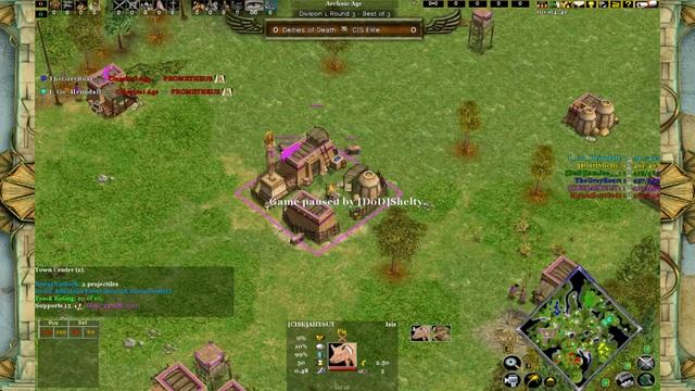 AoMT Hybrid CC, R3 - DoD vs. CISE, Game 1 - Age of Mythology: The Titans Hybrid Clan Cup смотреть онлайн