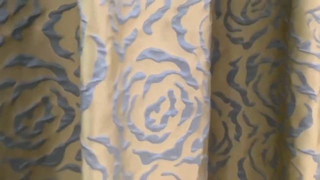 Стильная тафта с фактурным выпуклым рисунком. Ткань портьерная арт.Domtex 175 смотреть онлайн