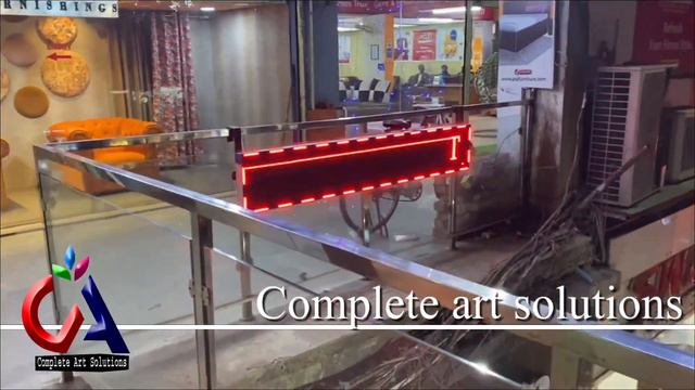 P10 display board 6‘ x 1‘￼. Red and green complete art solutions maaz Ranchi ￼ смотреть онлайн