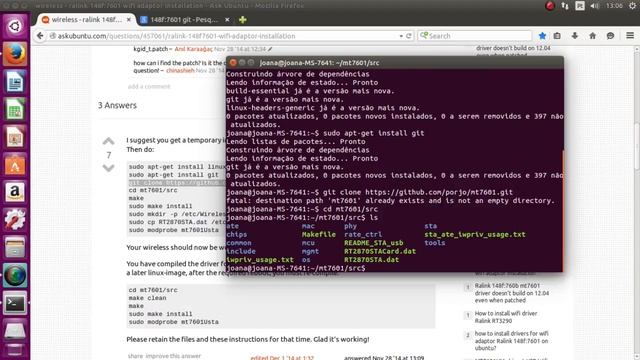 Instale wireless -wifi-usb no Ubuntu ou Linux Mint - leia a descrição смотреть онлайн
