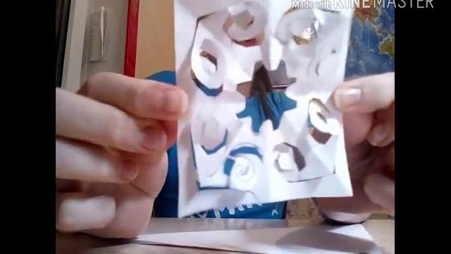 DIY как сделать снежинку на новый год! смотреть онлайн