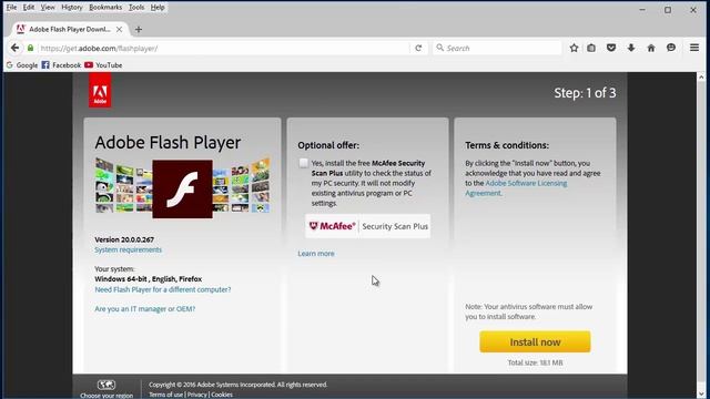 Installing Flash player in firefox lec-11 смотреть онлайн
