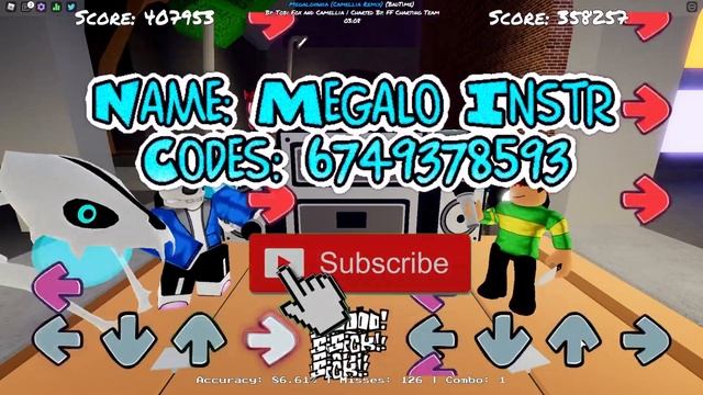 ALL Friday Night Funkin VS CHARA Mod Music IDs/Codes for ROBLOX! смотреть онлайн