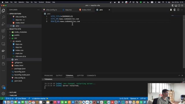 สอนสร้าง ReactJS Typescript ด้วย Vite - EP3# (ENV - Dev / Prod) смотреть онлайн