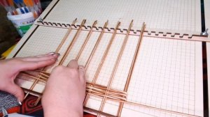 Сумочка из бумажной лозы. Часть1 прямоугольное донышко.